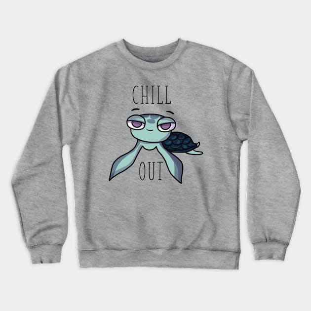 Chill Out Crewneck Sweatshirt by katidoodlesmuch